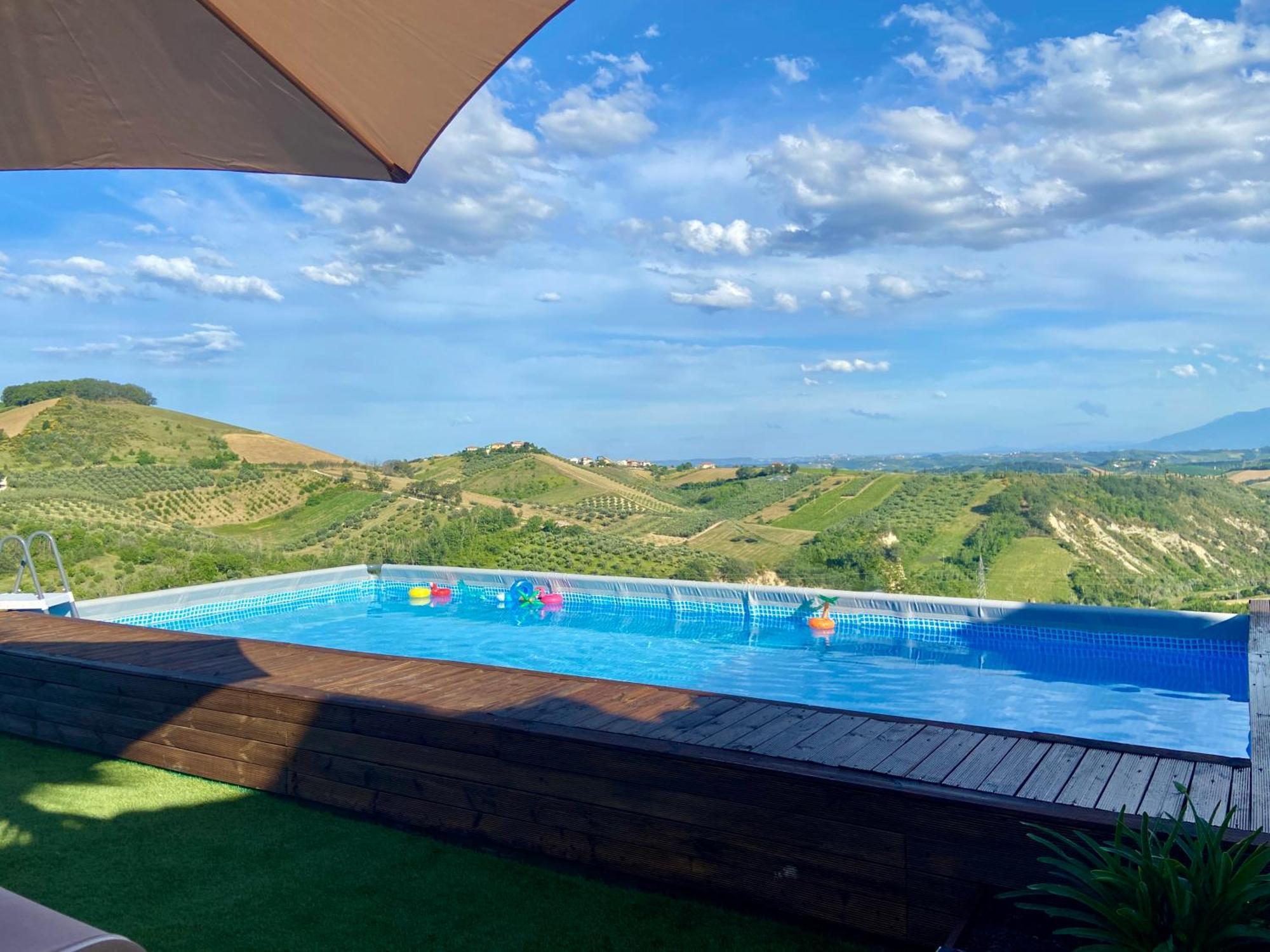 Bed And Adventure Tramontana Resort - Camera Vista Castilenti Exterior foto